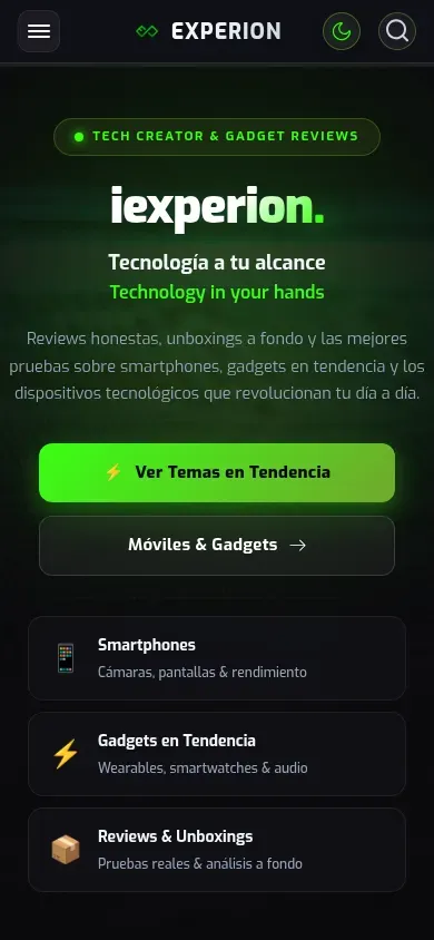 Mobile screenshot: iexperion.com